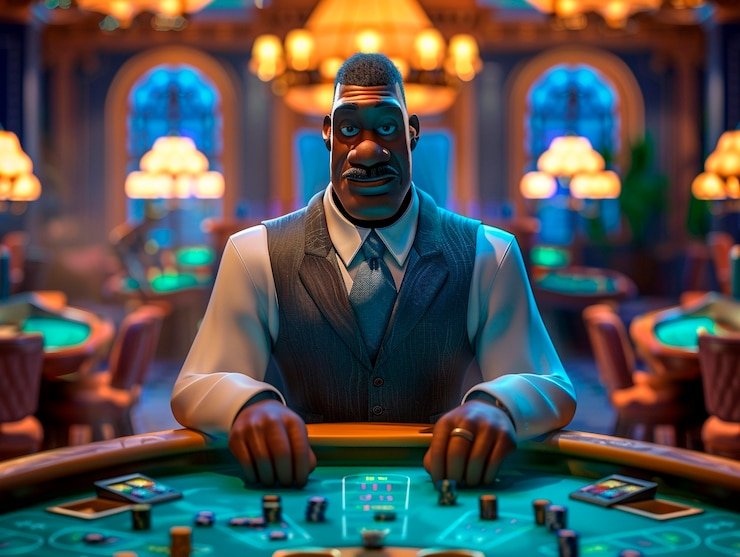 Live draw broadcast studio with numbered balls and transparent draw mechanism
